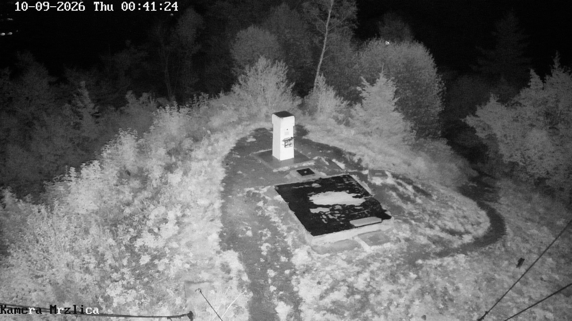 time-lapse frame, Mrzlica - stolp webcam