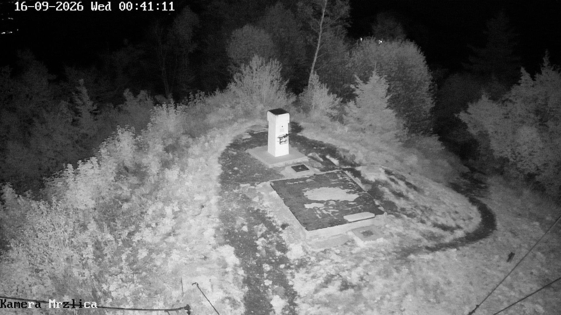 time-lapse frame, Mrzlica - stolp webcam