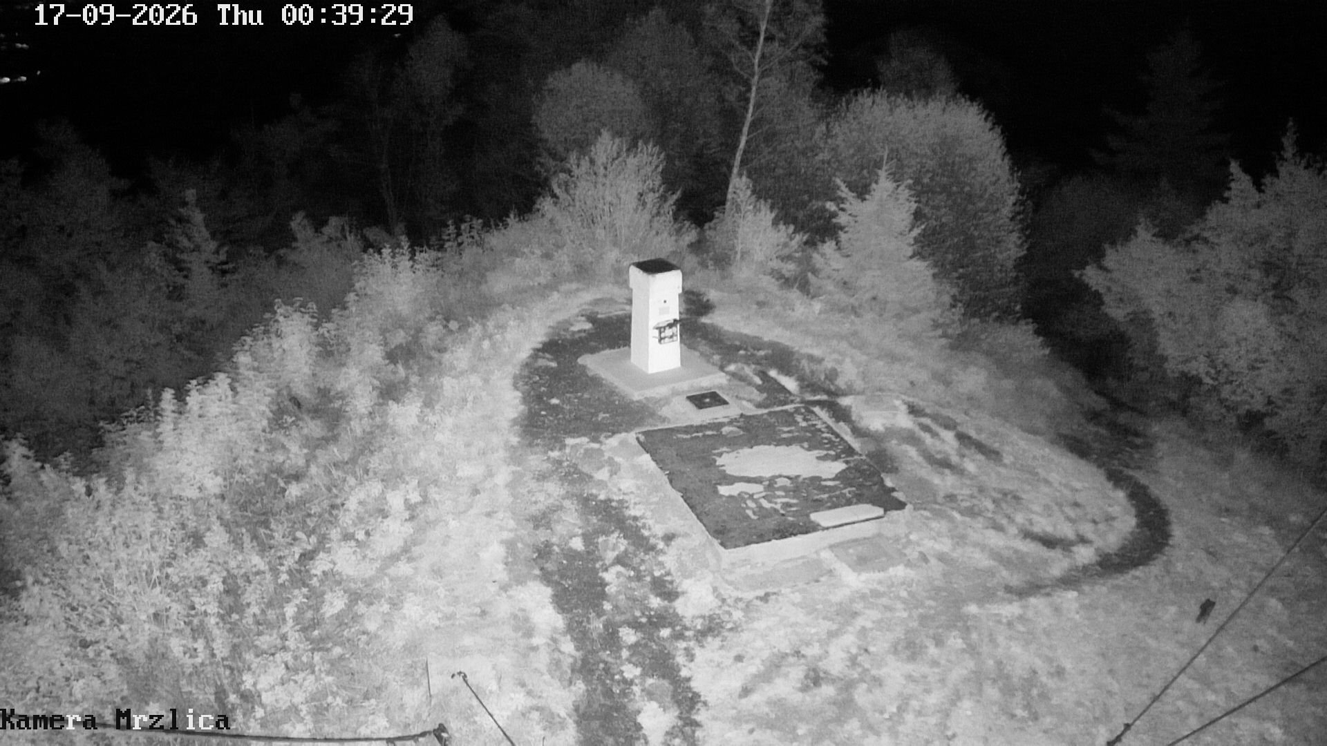 time-lapse frame, Mrzlica - stolp webcam