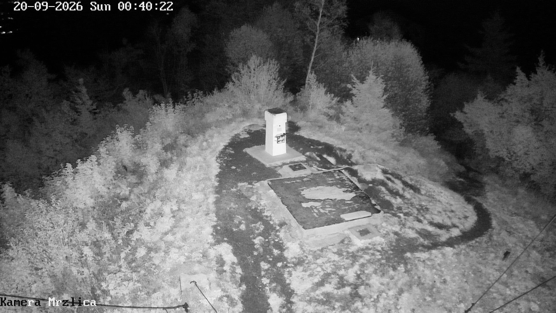 time-lapse frame, Mrzlica - stolp webcam