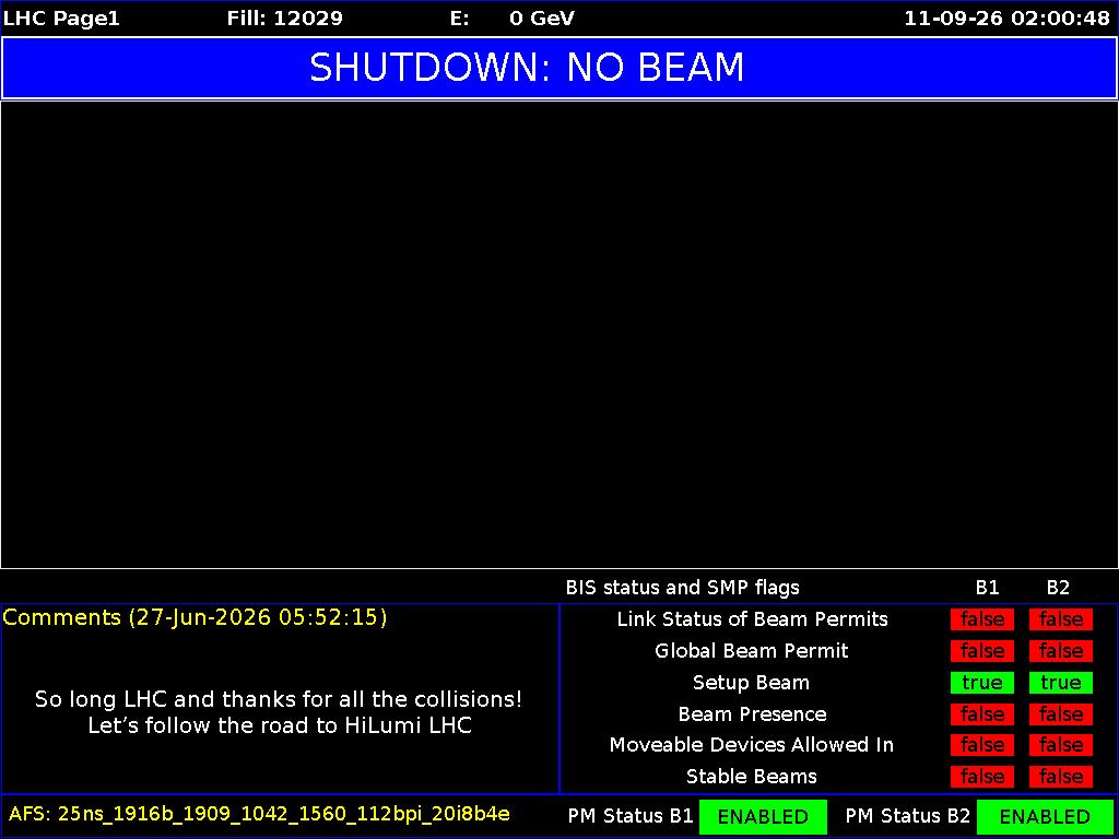 time-lapse frame, LHC Page 1 webcam