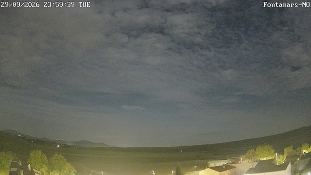 time-lapse frame, Fontanars webcam