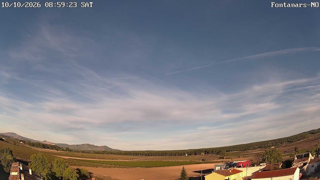time-lapse frame, Fontanars webcam
