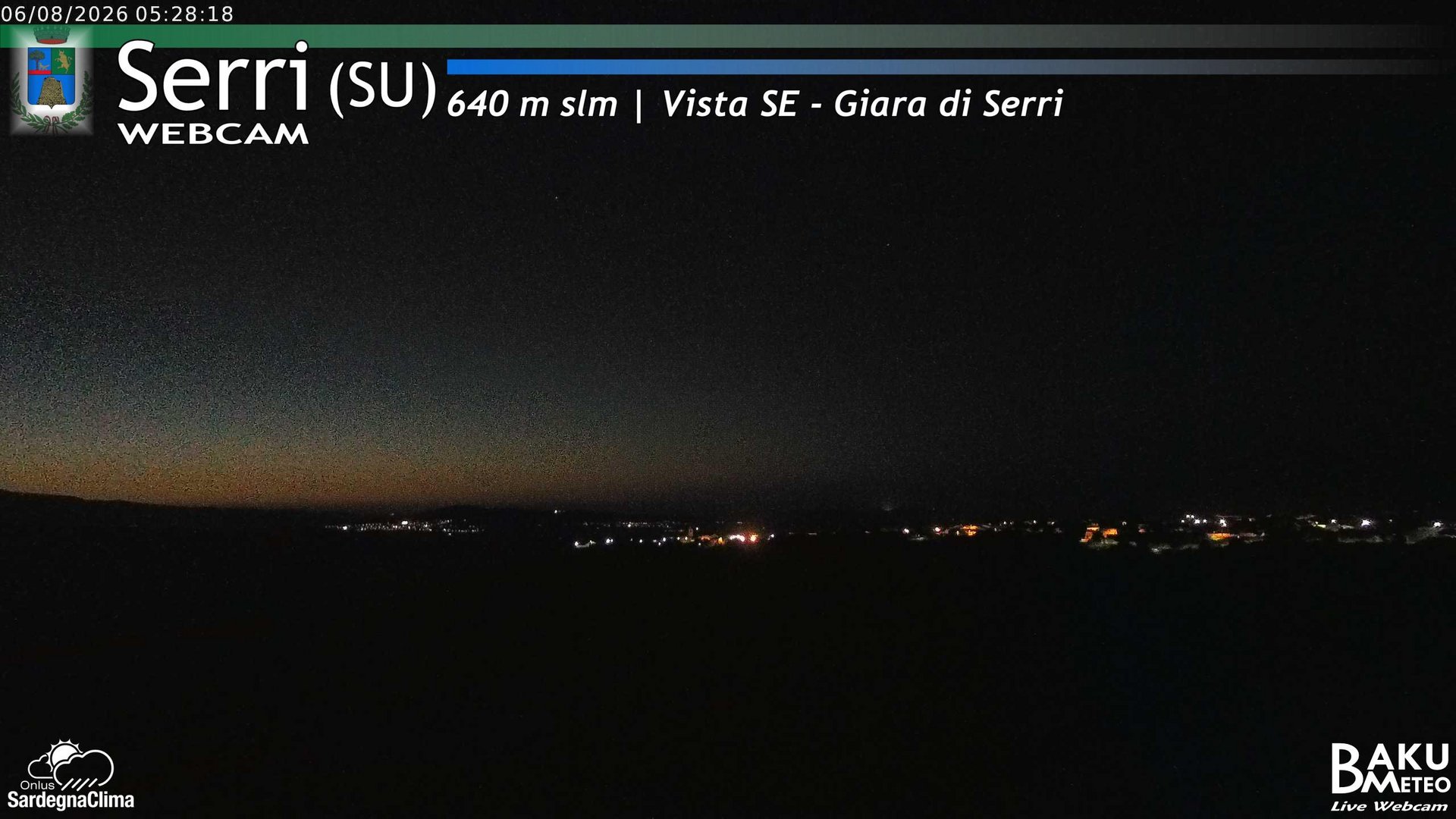 time-lapse frame, Serri webcam