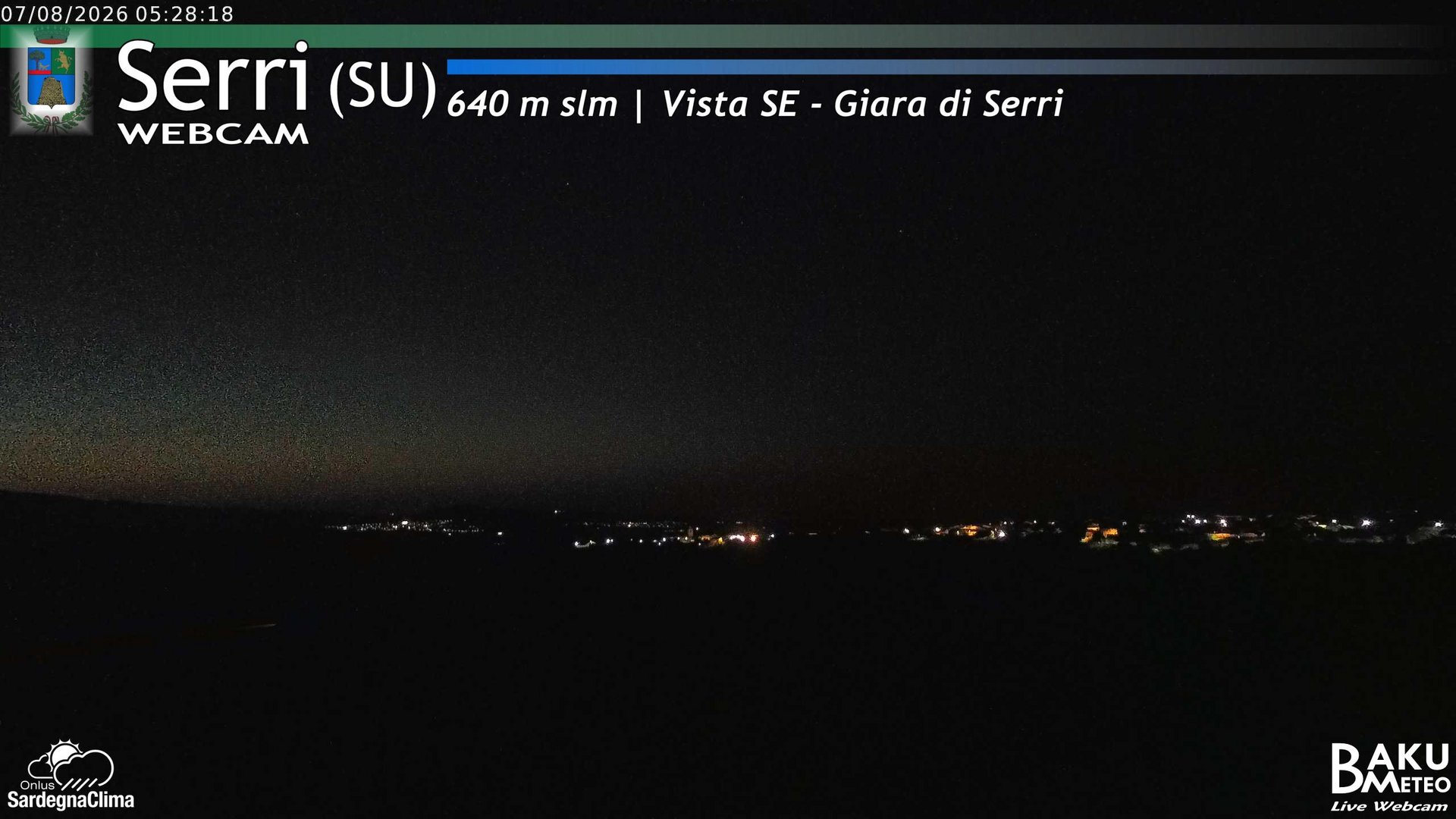 time-lapse frame, Serri webcam