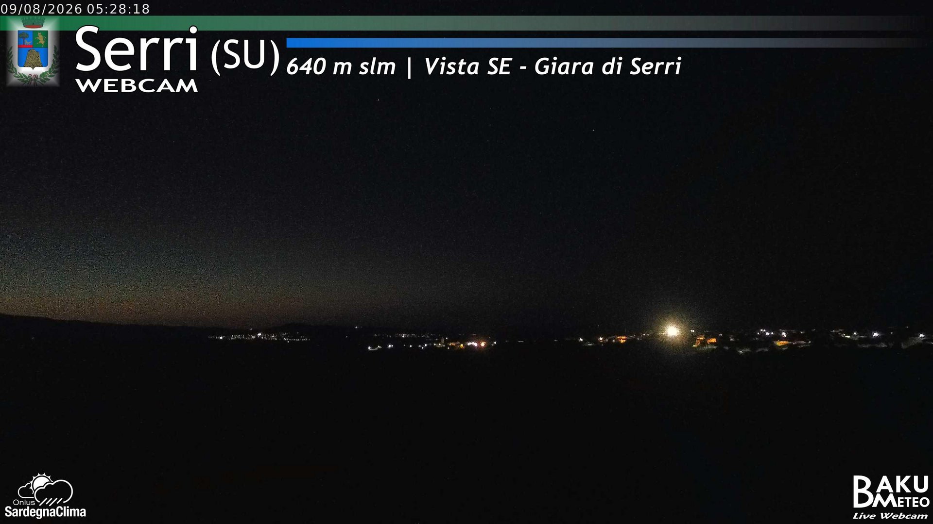 time-lapse frame, Serri webcam