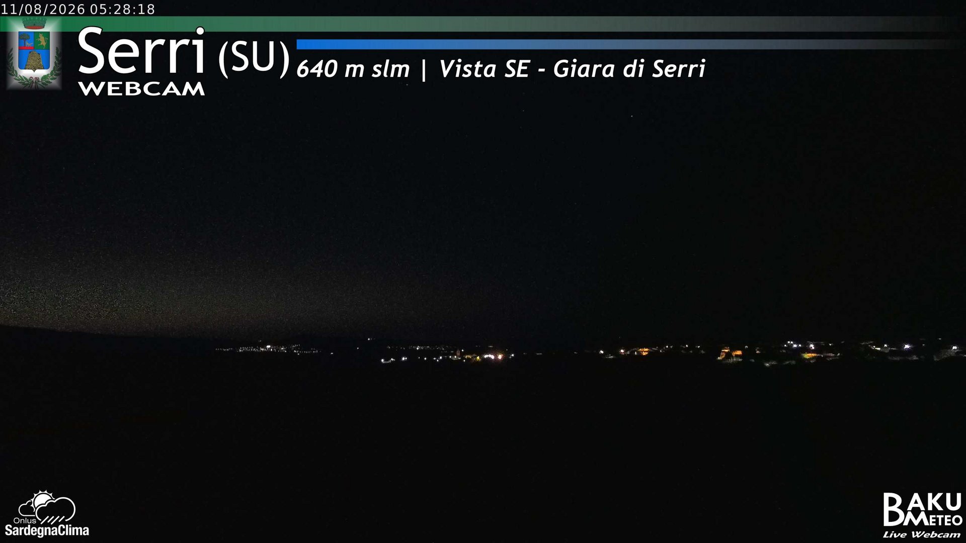 time-lapse frame, Serri webcam