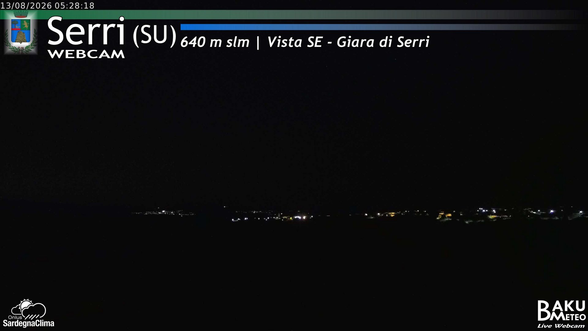 time-lapse frame, Serri webcam