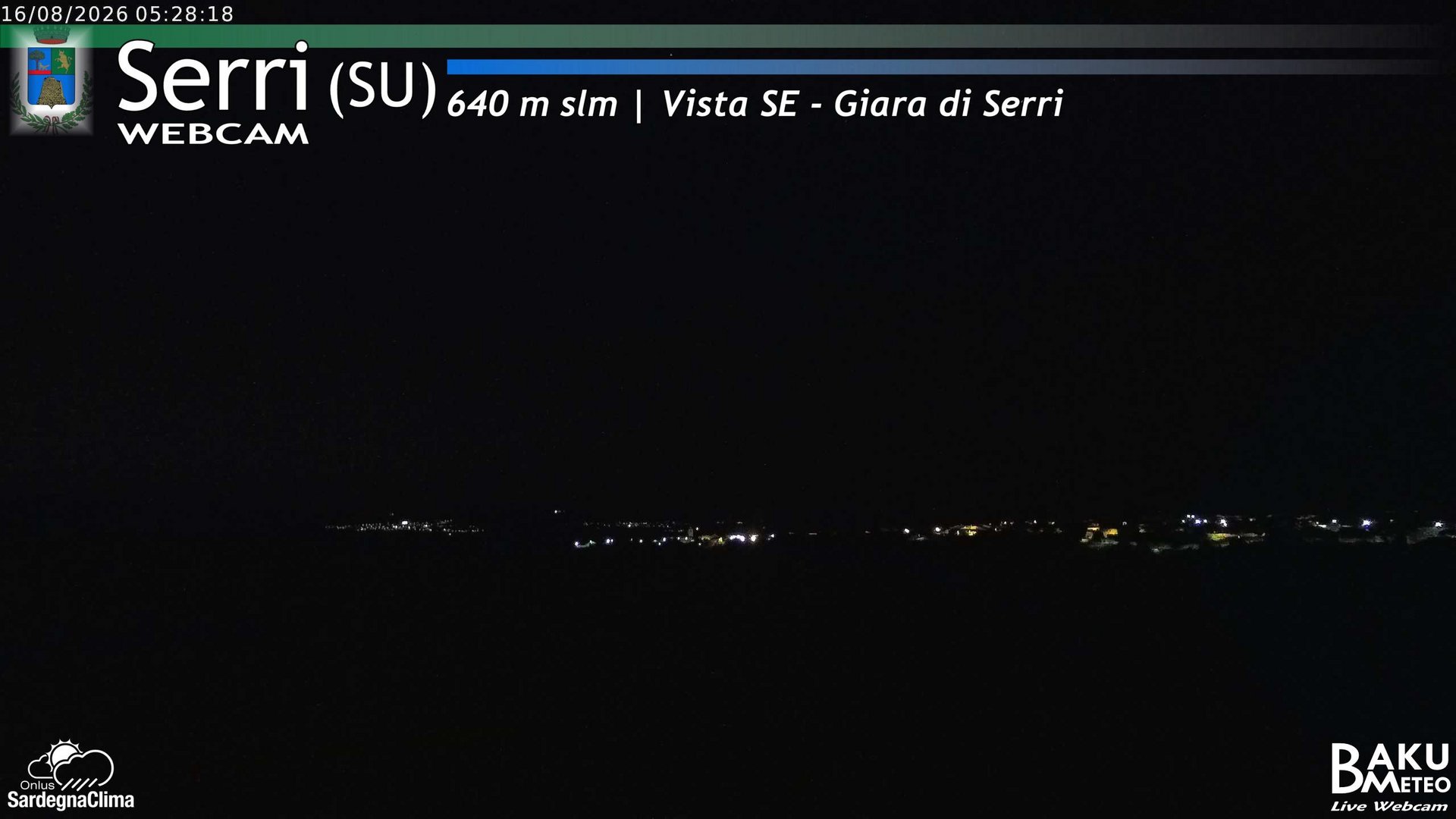 time-lapse frame, Serri webcam