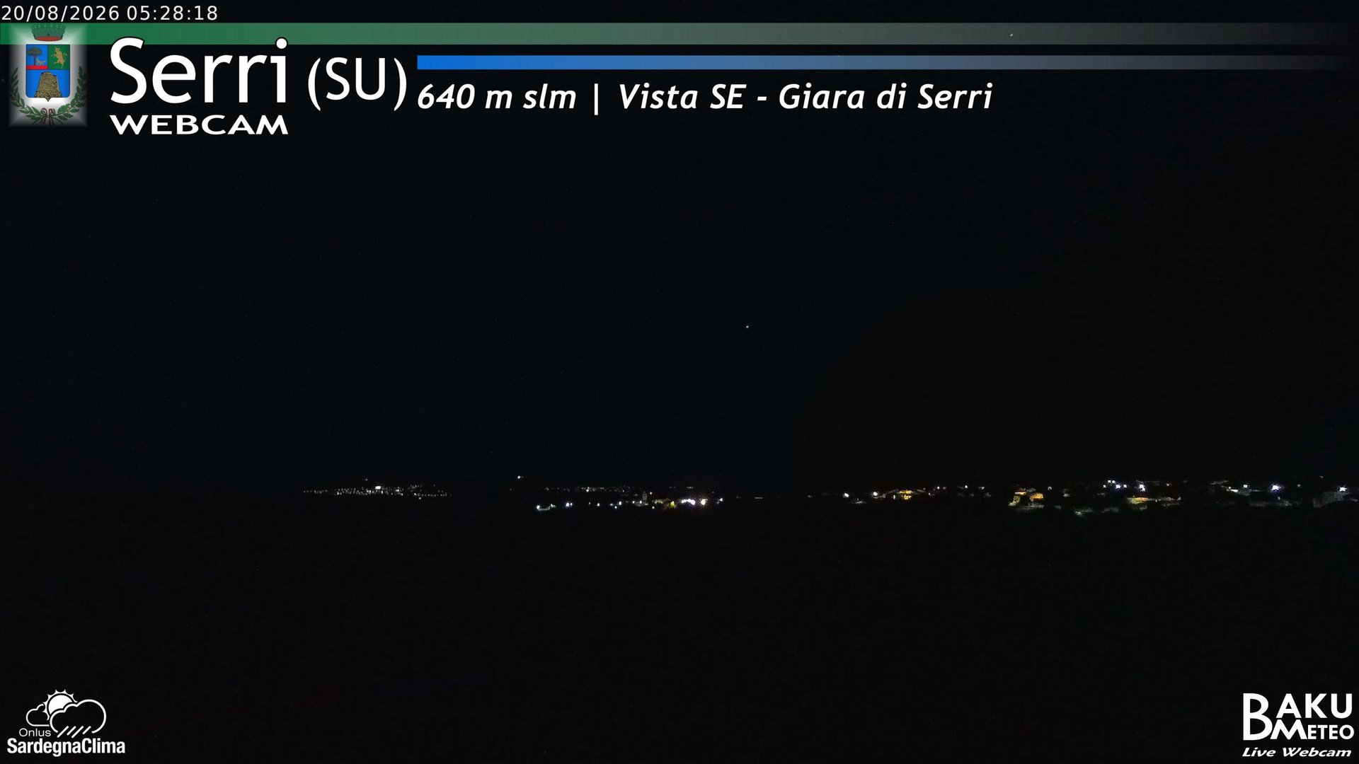 time-lapse frame, Serri webcam