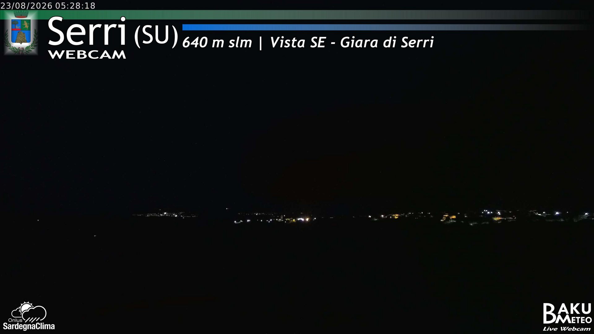 time-lapse frame, Serri webcam