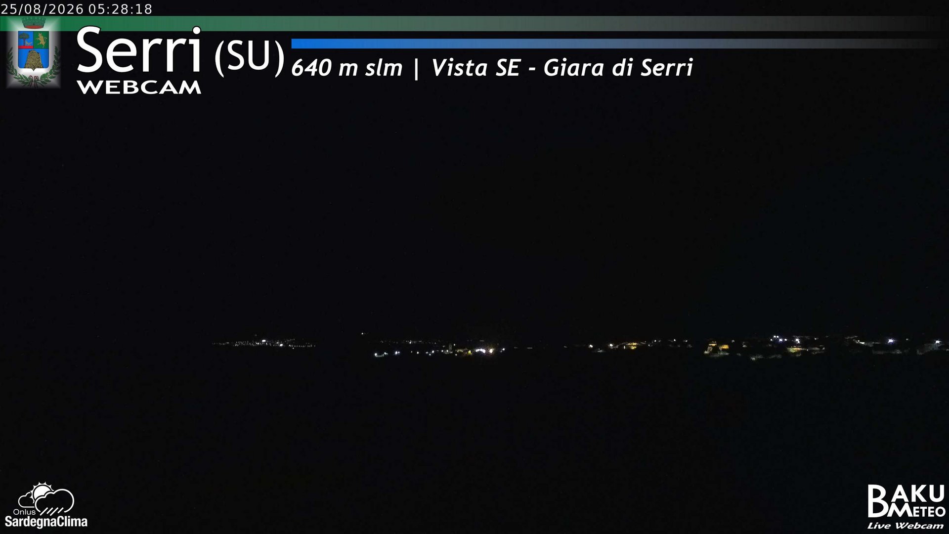 time-lapse frame, Serri webcam