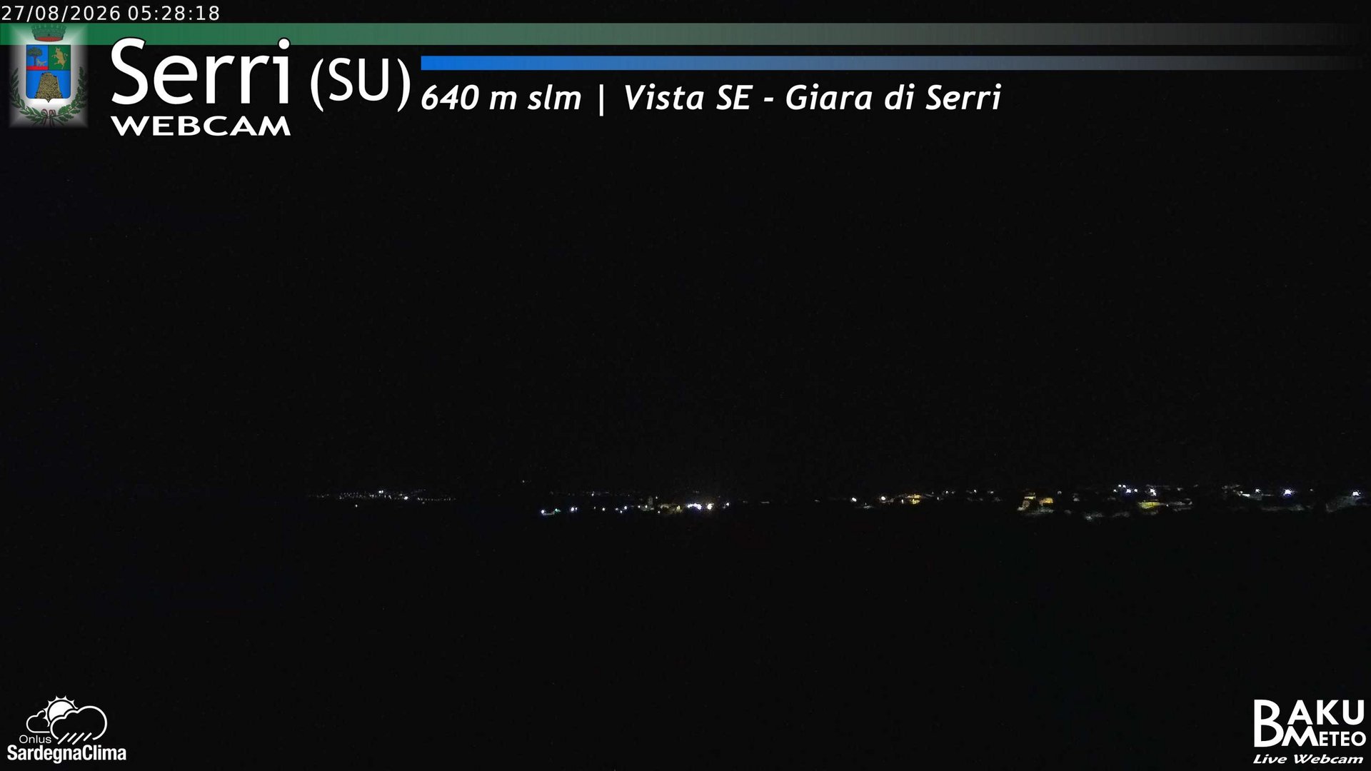 time-lapse frame, Serri webcam