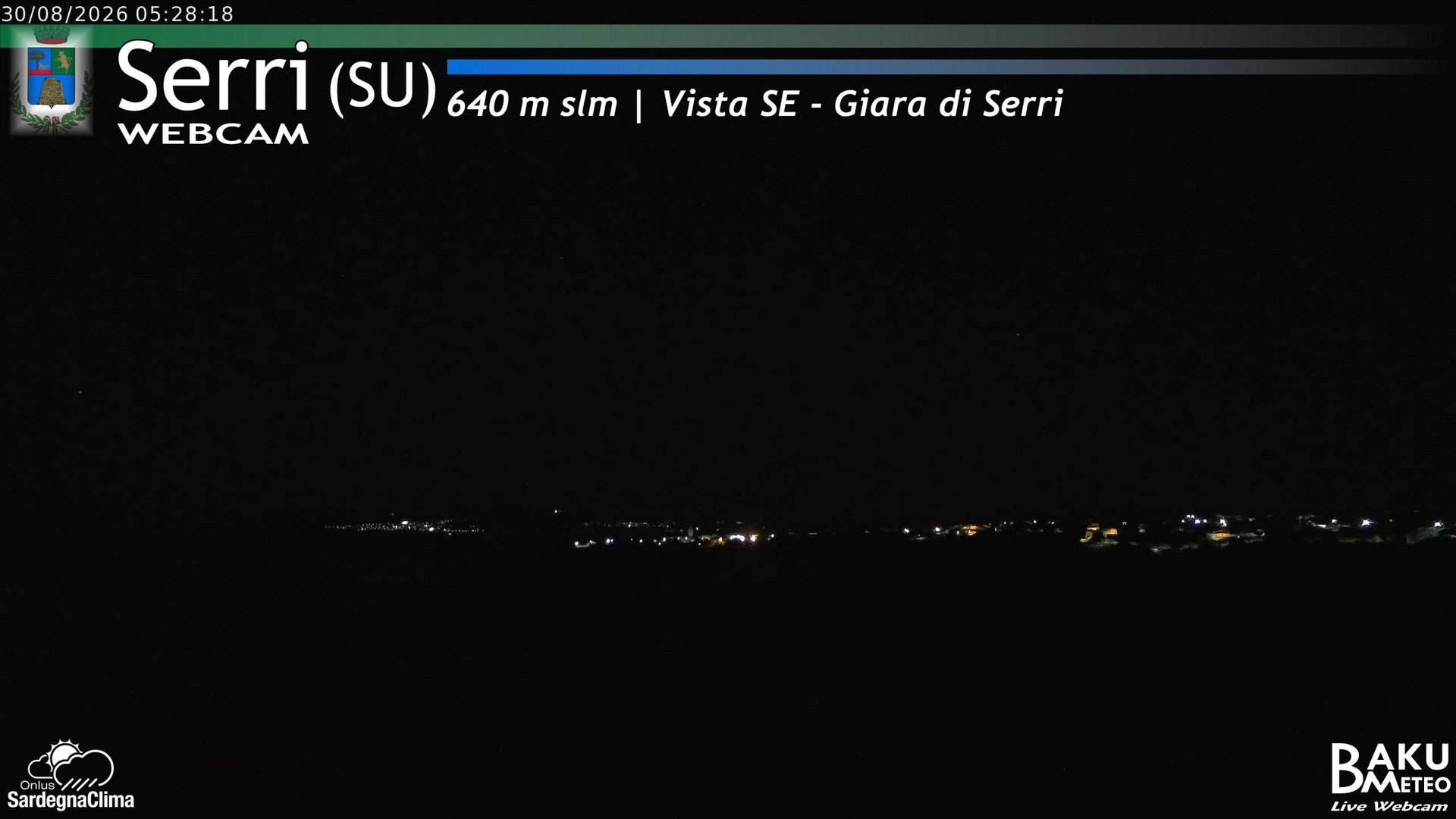 time-lapse frame, Serri webcam