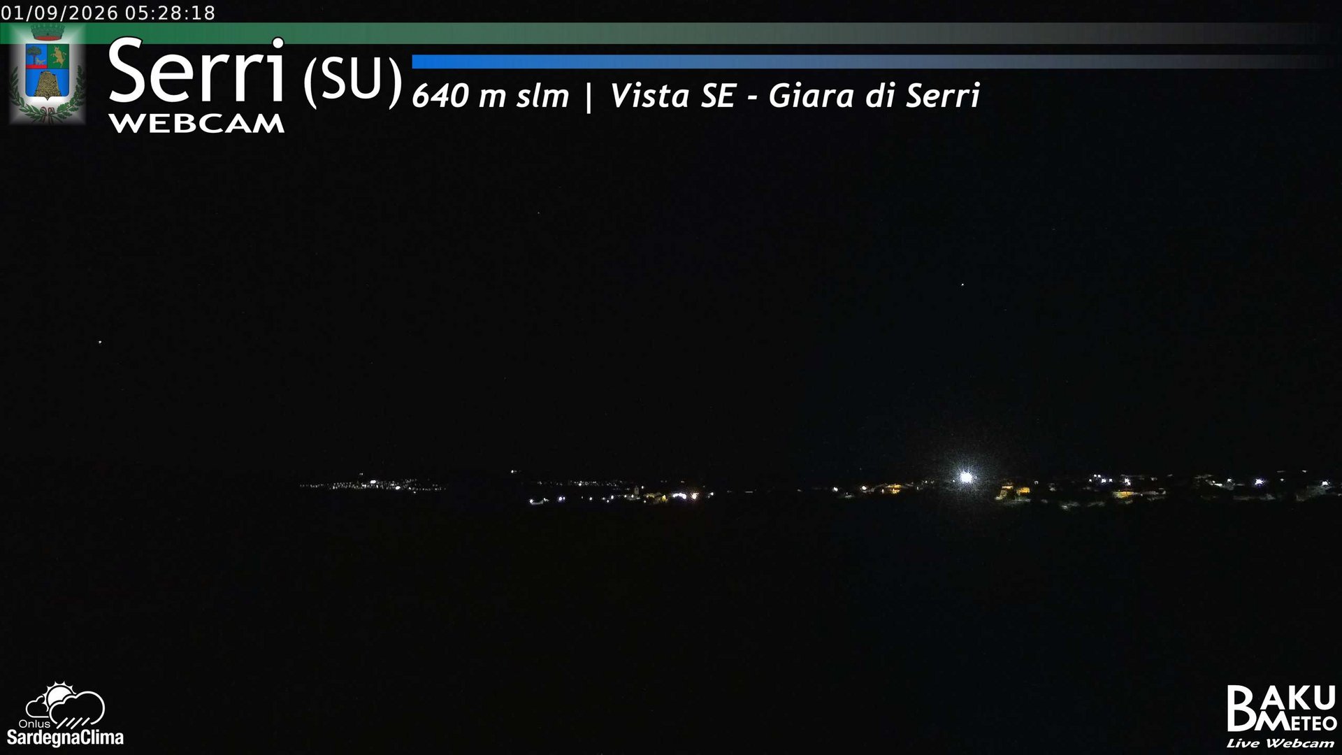time-lapse frame, Serri webcam
