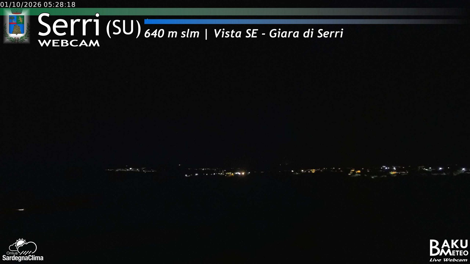 time-lapse frame, Serri webcam