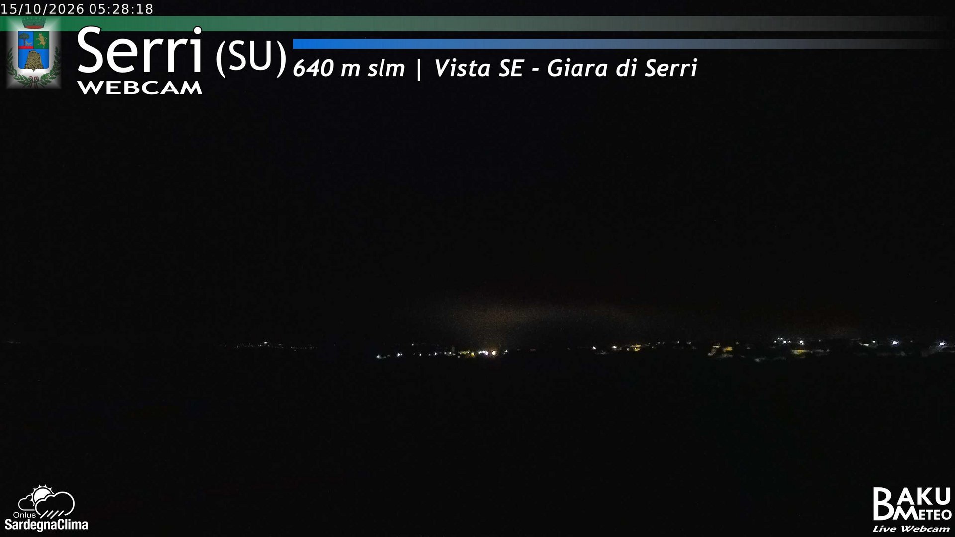time-lapse frame, Serri webcam