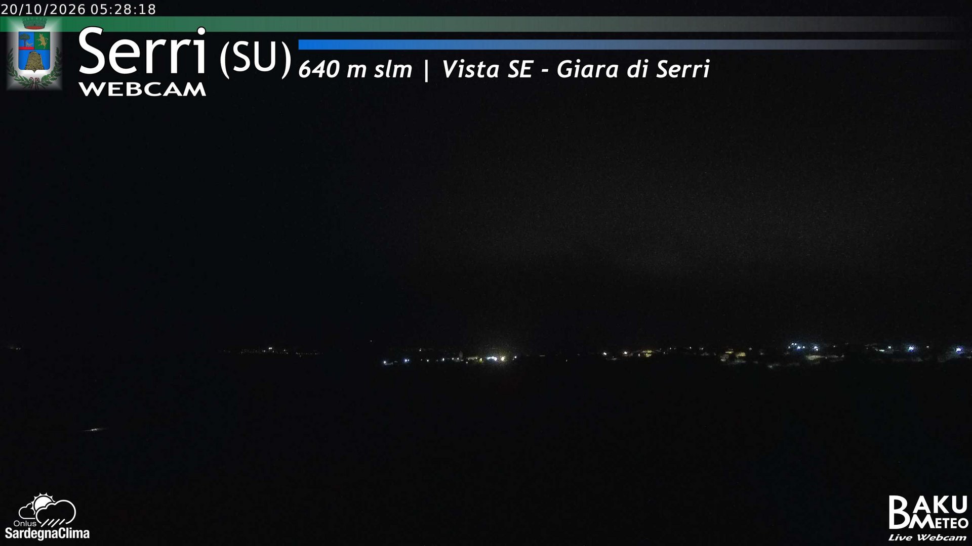 time-lapse frame, Serri webcam