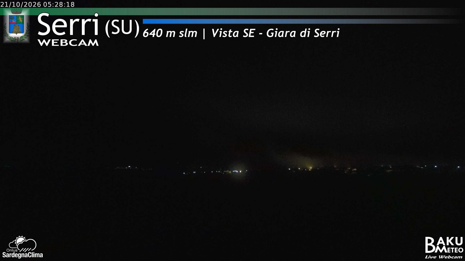 time-lapse frame, Serri webcam