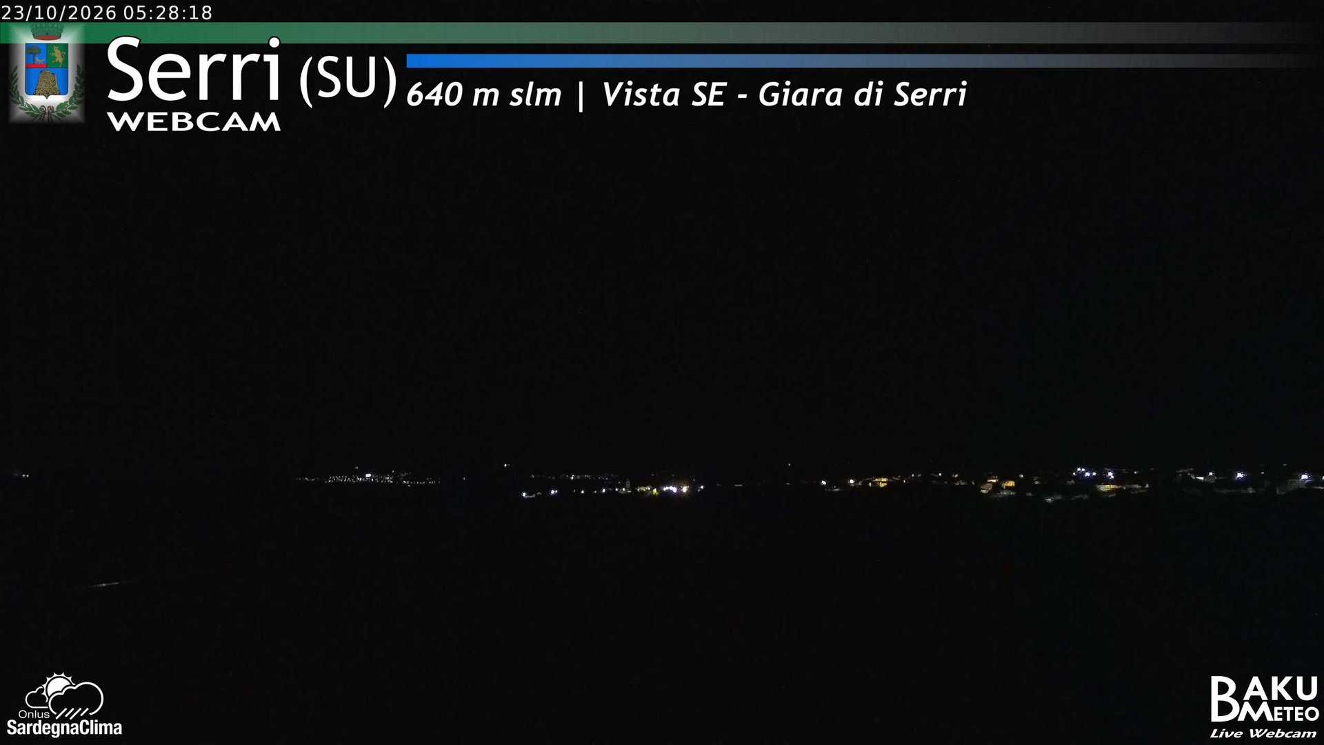 time-lapse frame, Serri webcam