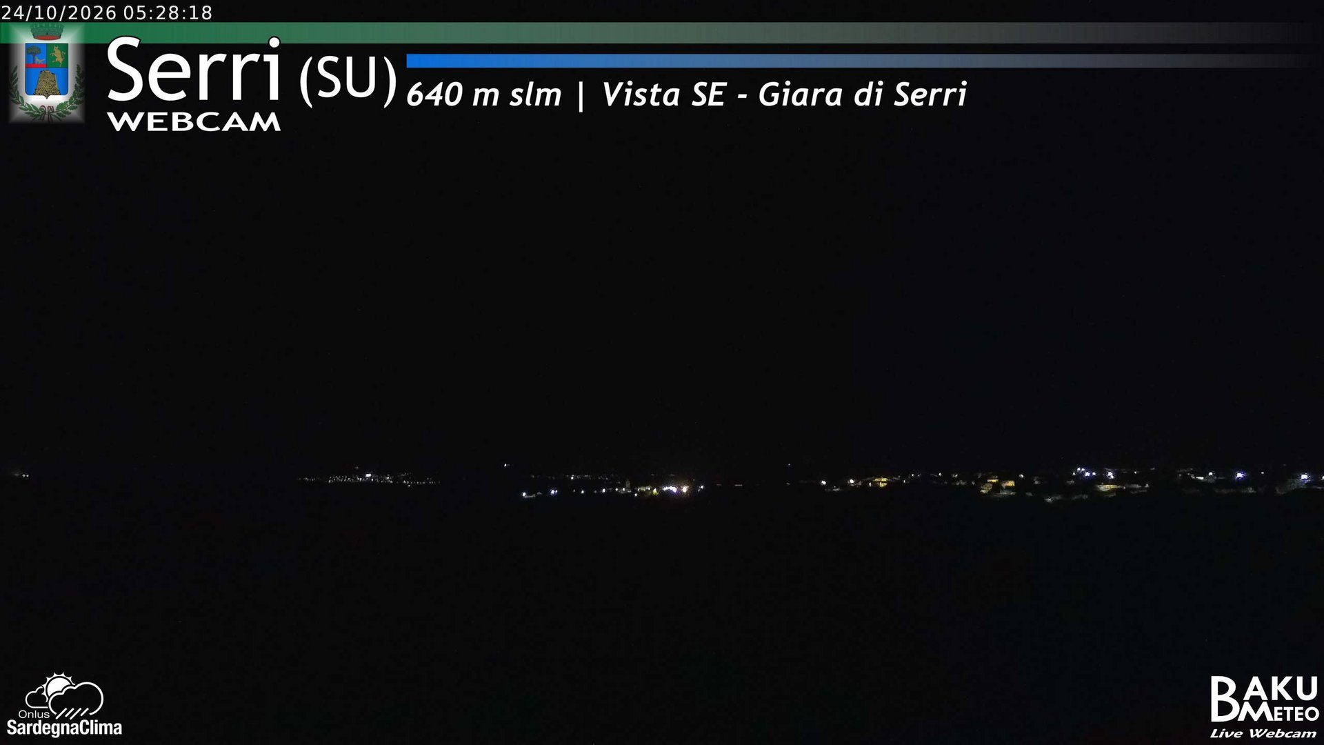 time-lapse frame, Serri webcam