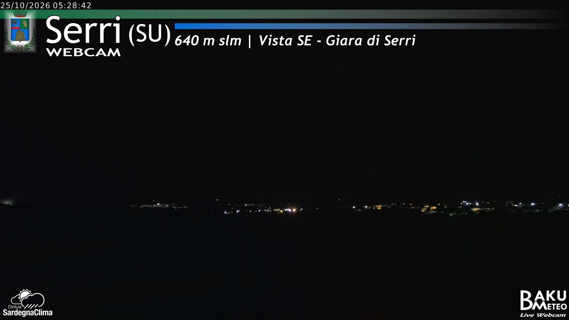 time-lapse frame, Serri webcam