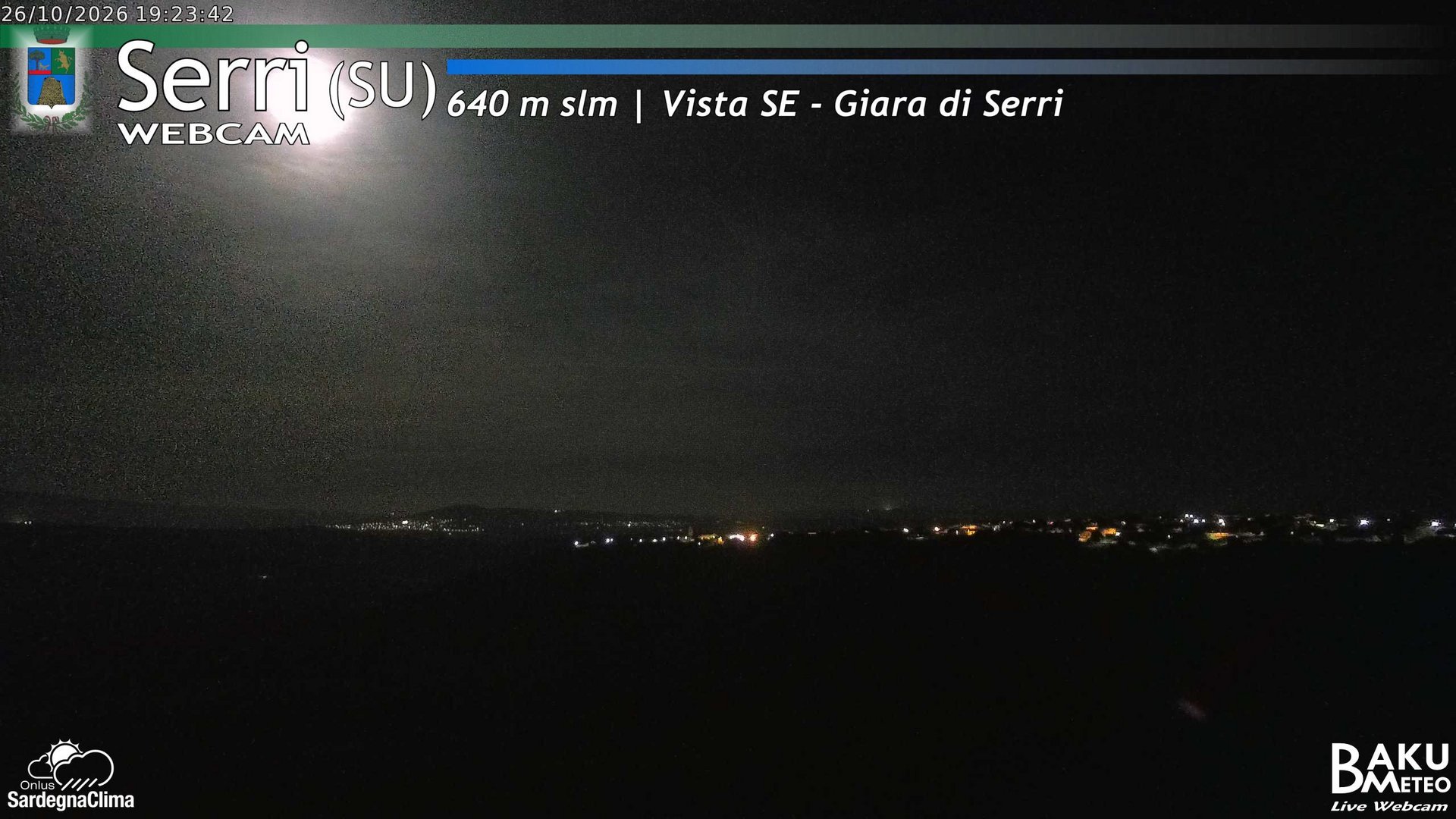 time-lapse frame, Serri webcam