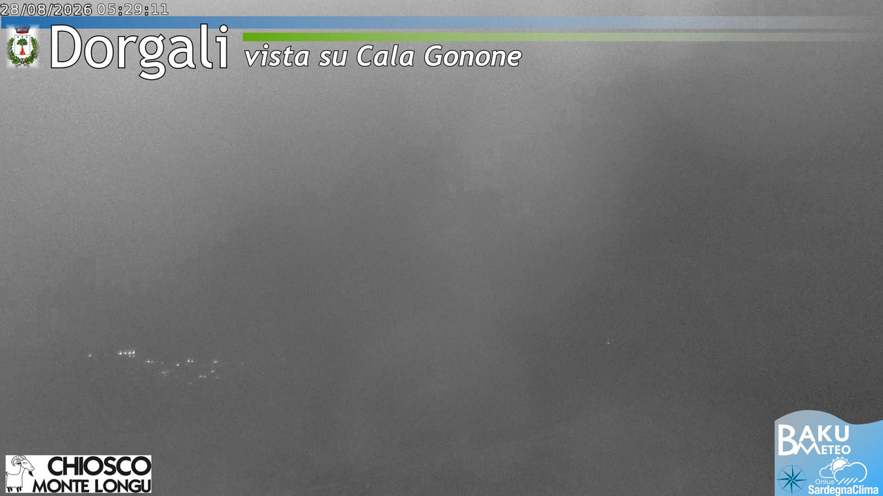 time-lapse frame, Monte Longu webcam