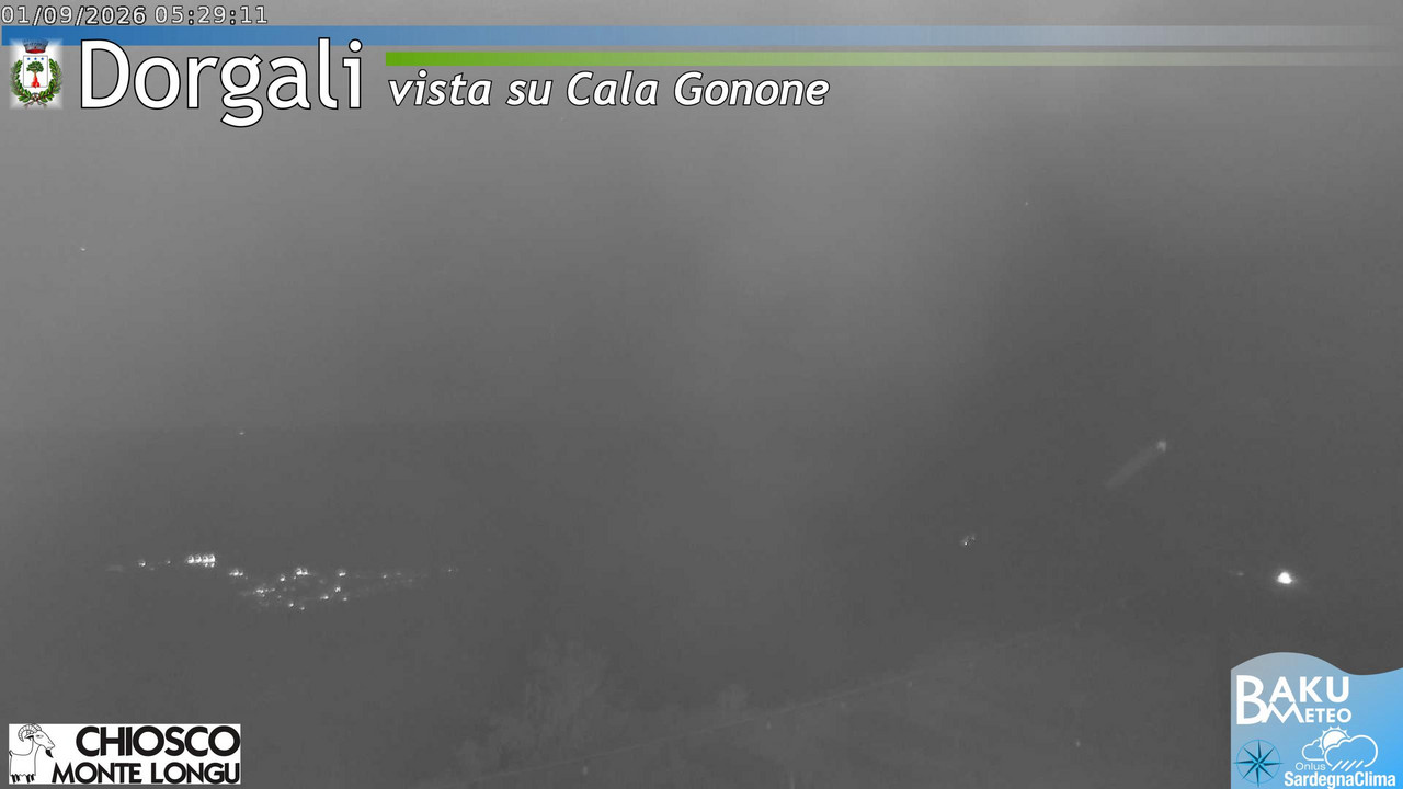 time-lapse frame, Monte Longu webcam