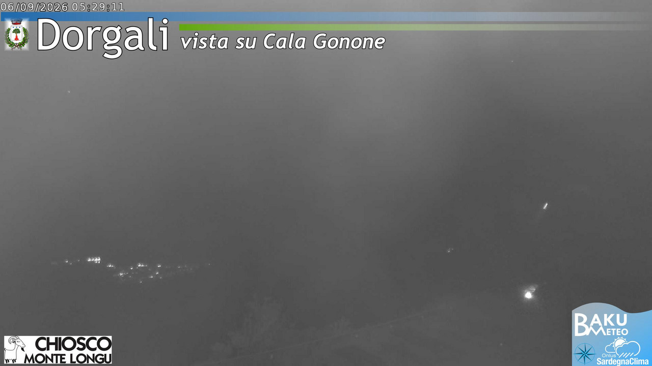 time-lapse frame, Monte Longu webcam