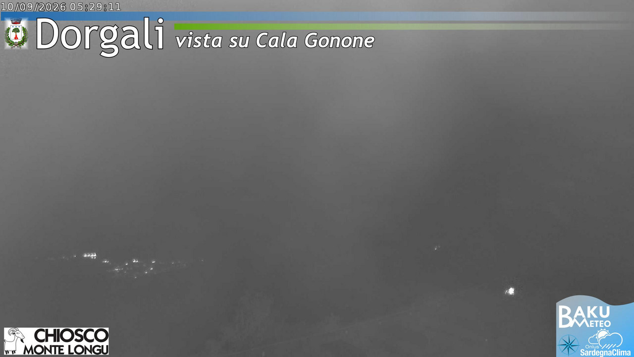time-lapse frame, Monte Longu webcam
