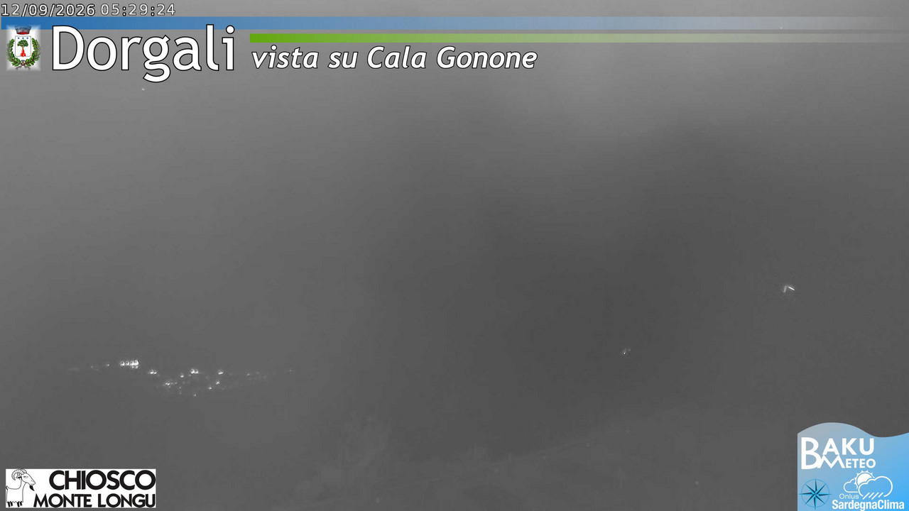 time-lapse frame, Monte Longu webcam