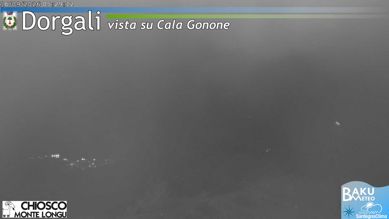 time-lapse frame, Monte Longu webcam
