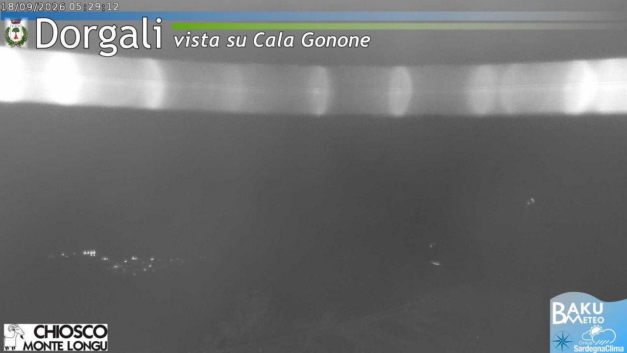 time-lapse frame, Monte Longu webcam