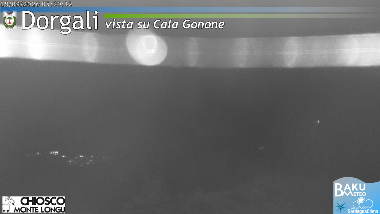 time-lapse frame, Monte Longu webcam