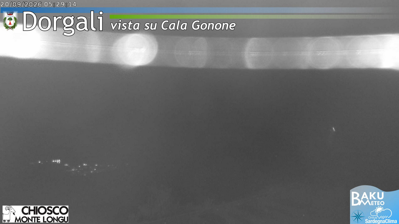 time-lapse frame, Monte Longu webcam