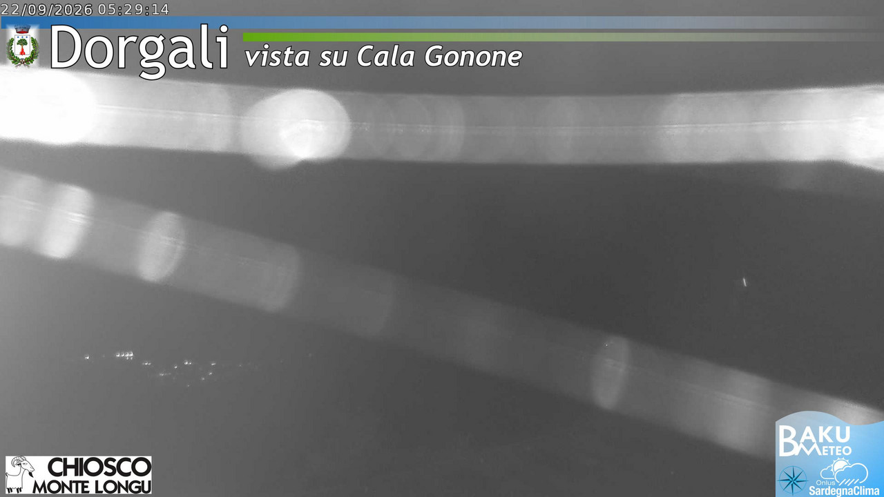 time-lapse frame, Monte Longu webcam