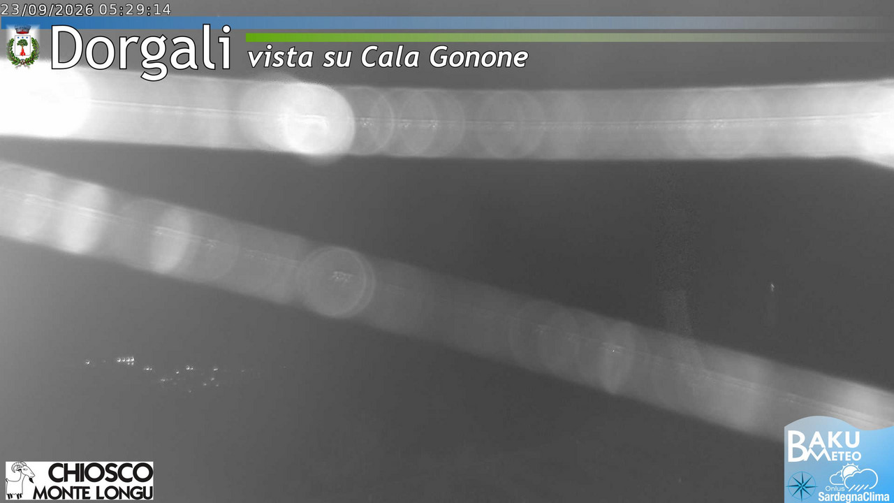 time-lapse frame, Monte Longu webcam
