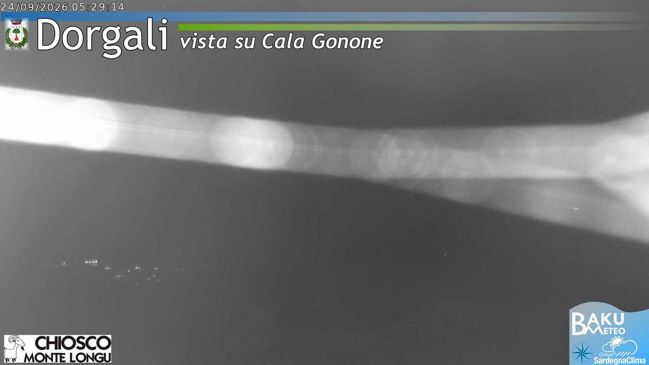 time-lapse frame, Monte Longu webcam