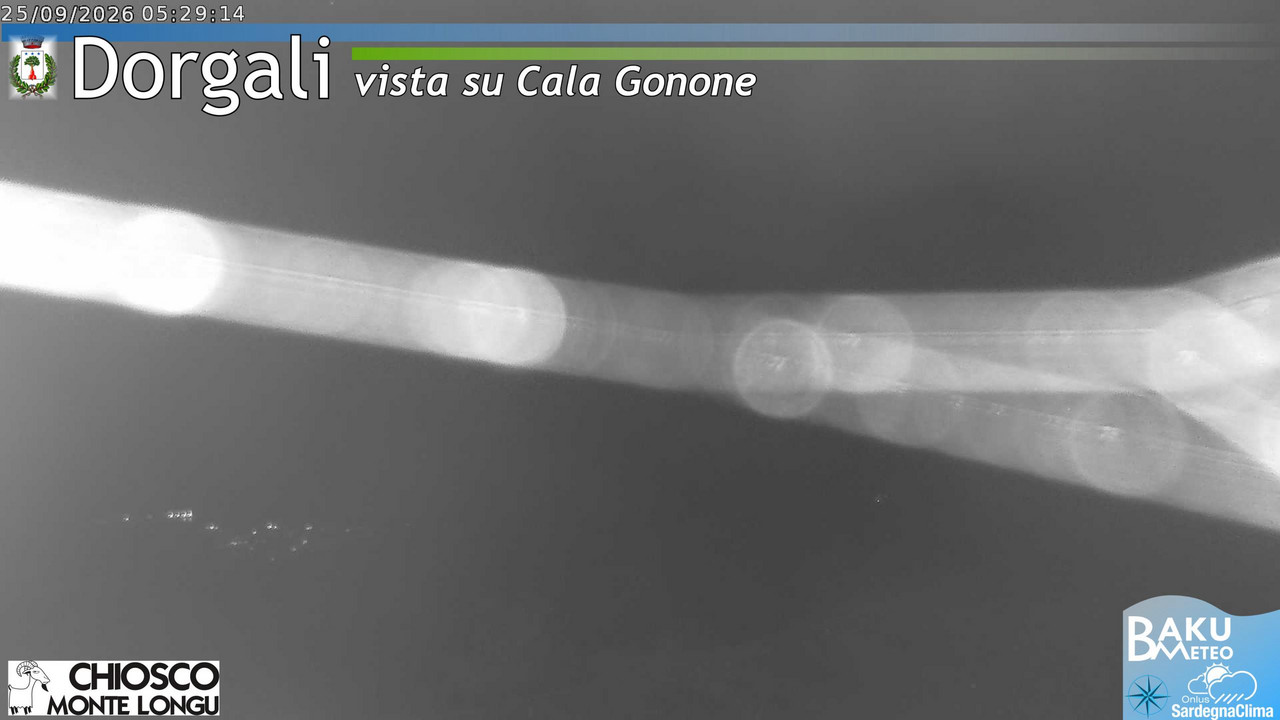 time-lapse frame, Monte Longu webcam
