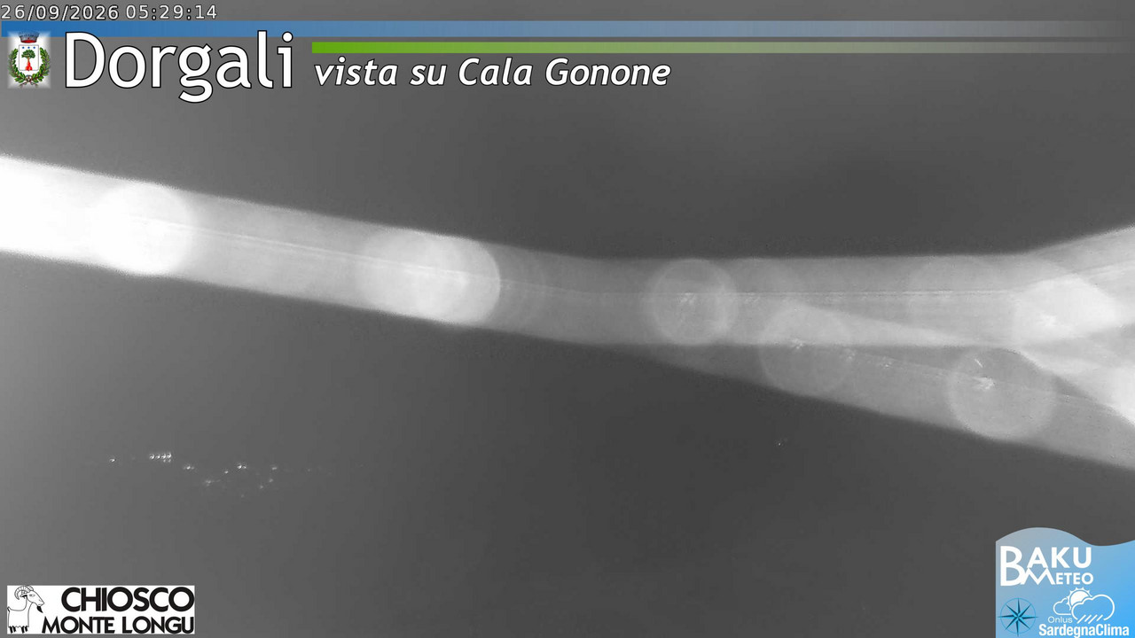 time-lapse frame, Monte Longu webcam