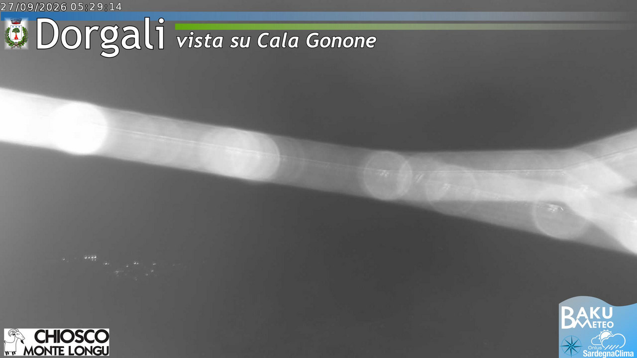 time-lapse frame, Monte Longu webcam