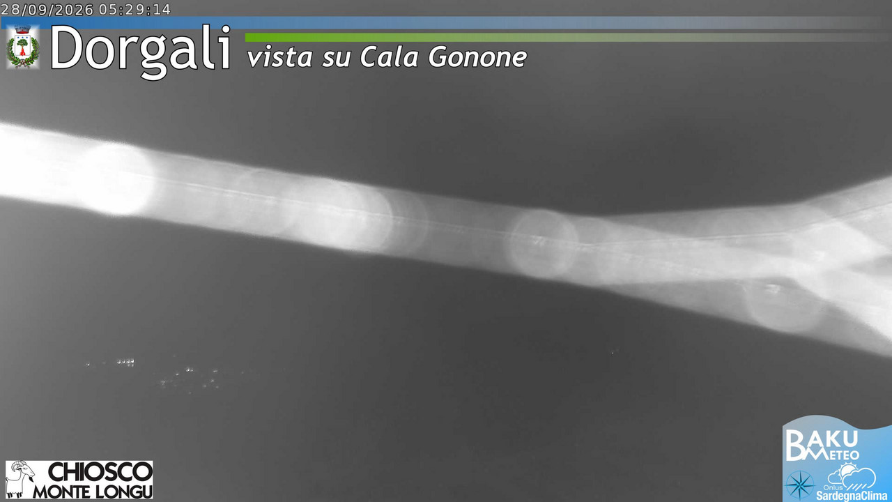 time-lapse frame, Monte Longu webcam