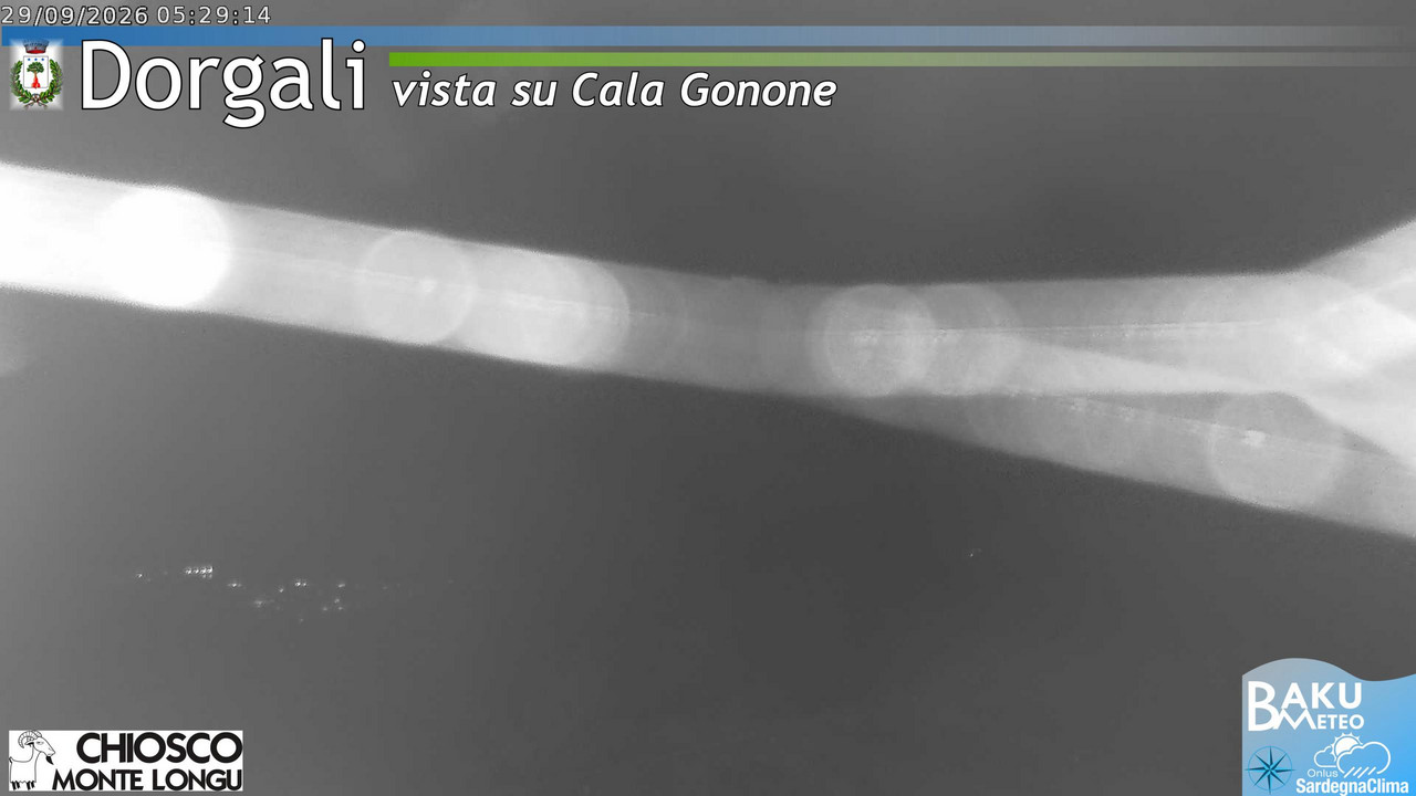 time-lapse frame, Monte Longu webcam