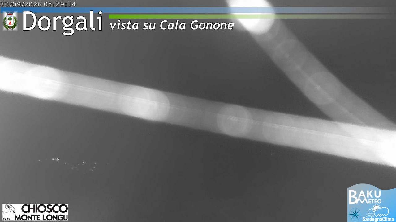 time-lapse frame, Monte Longu webcam