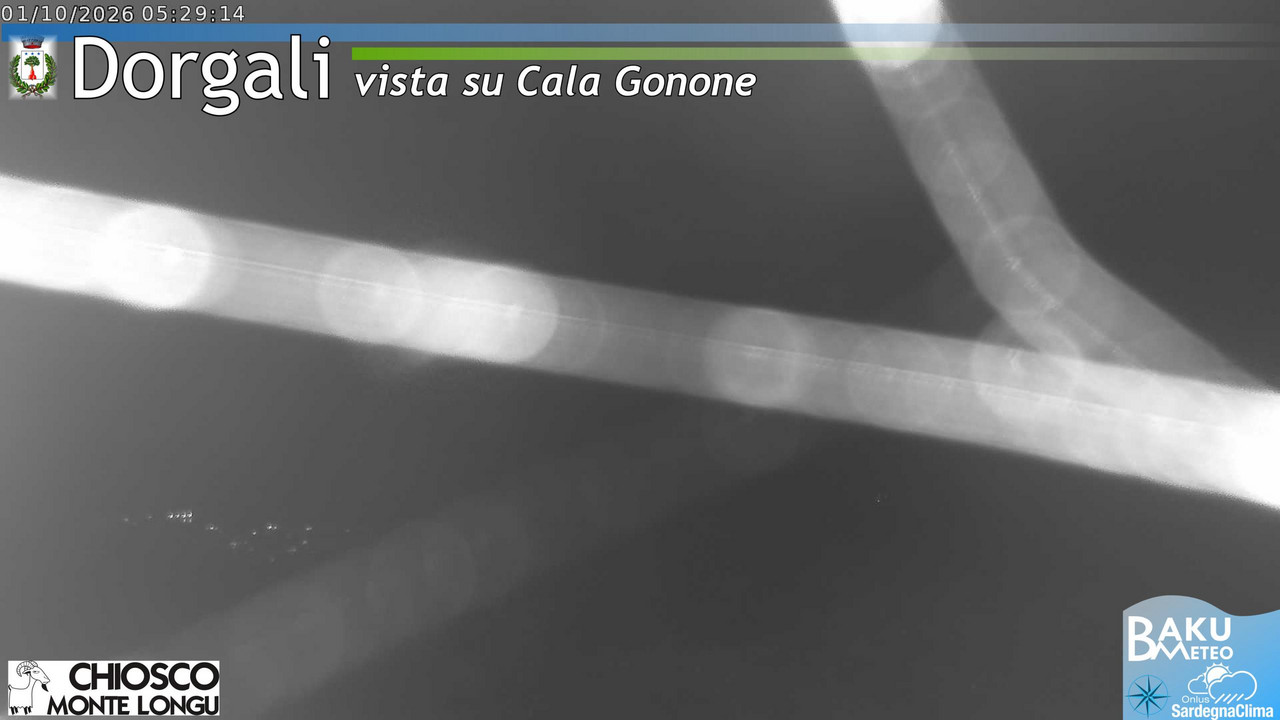 time-lapse frame, Monte Longu webcam