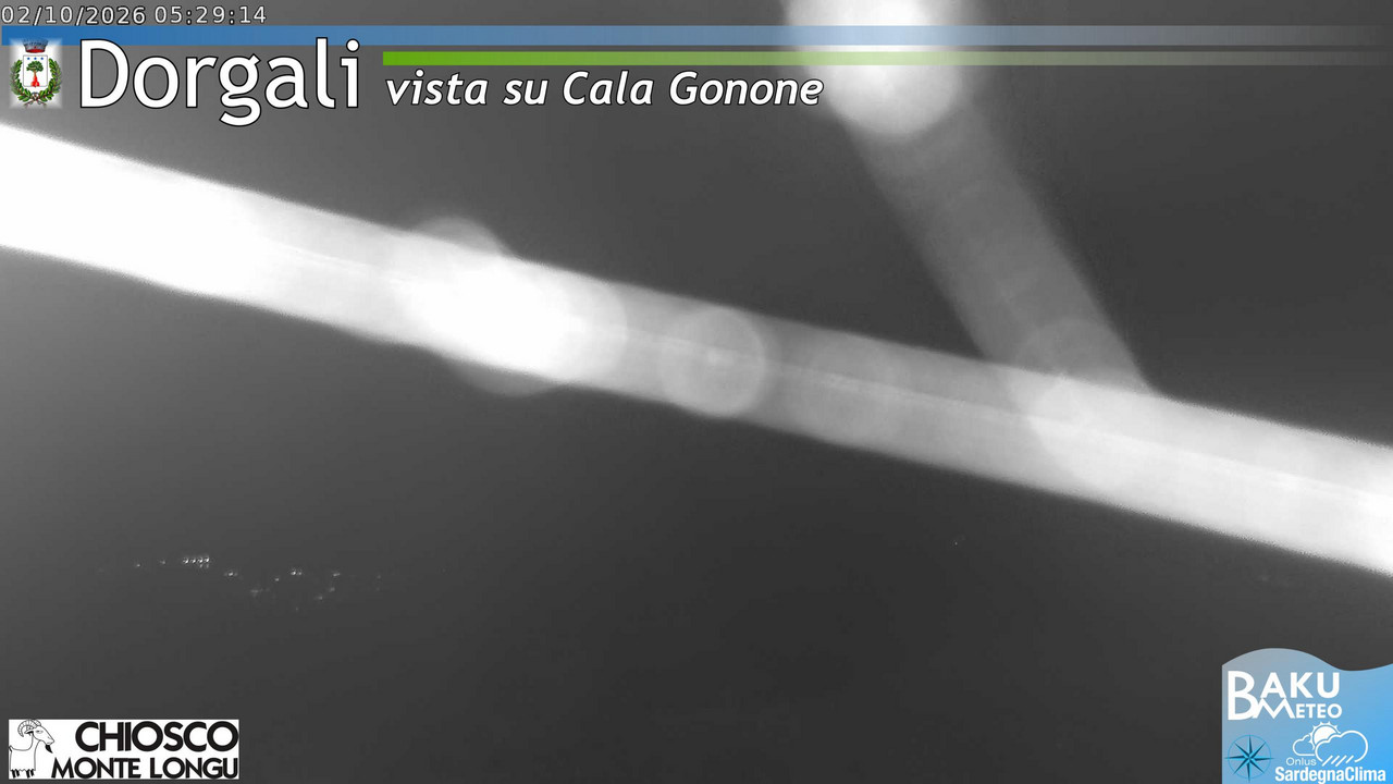 time-lapse frame, Monte Longu webcam