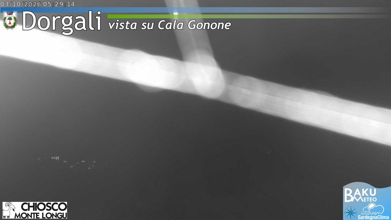 time-lapse frame, Monte Longu webcam