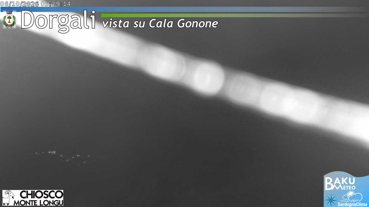 time-lapse frame, Monte Longu webcam