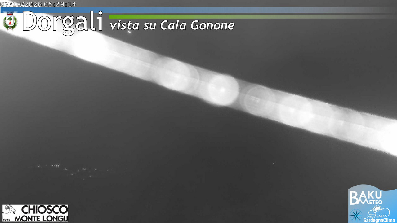 time-lapse frame, Monte Longu webcam
